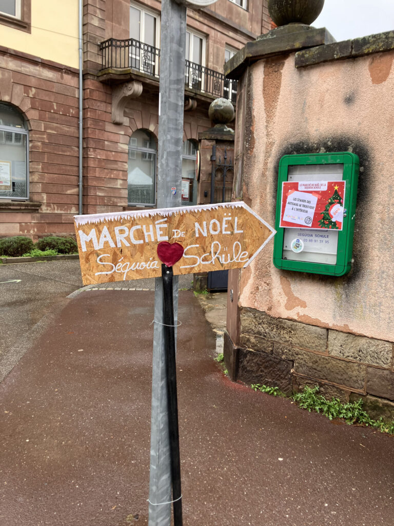Marché de Noël Saverne Sequoia Schule